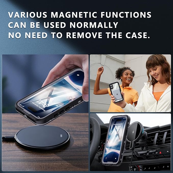 Compatible for iPhone 16 Plus Case Waterproof 【Compatible - Image 3