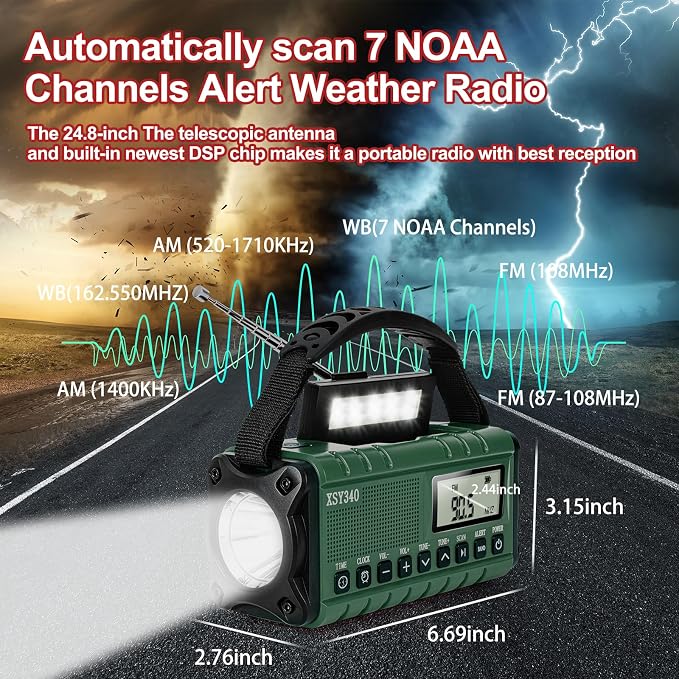 Emergency NOAA Weather Alert Radio - Image 2