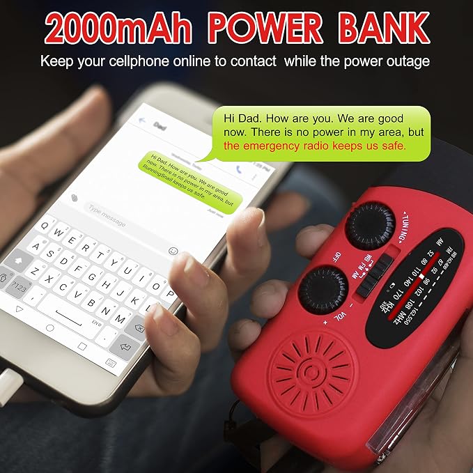 RunningSnail Emergency Hand Crank Radio - Image 3