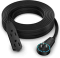 Maximm Cable 30 Ft 360° Rotating Flat Plug Extension Cord, 16/3 AWG Multi 3 by MaximmCable