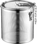 Stainless steel cylindrical seasoning filter, Mesh Design Tea Ball Strainer by BANGPEIWQT