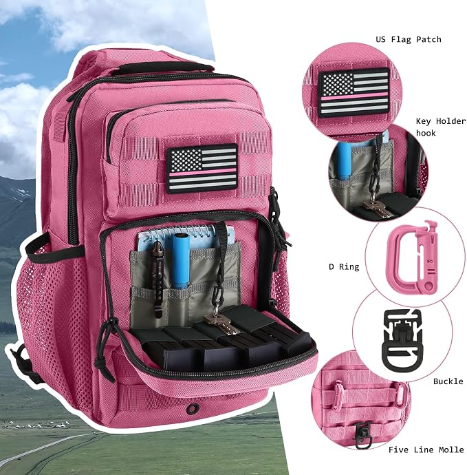 Rover Sling Pack Tactical Shoulder Sling Bag Backpack - Image 5