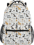 Wamika Bernese Mountain Dog Kids Backpack Cute Puppy Paw School Backpack Boy by Wamika