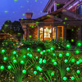 Kohlrabi Solar St Patricks Day Lights Outdoor, 2 Pack 16 LED Solar Green by KohlrabiDecor