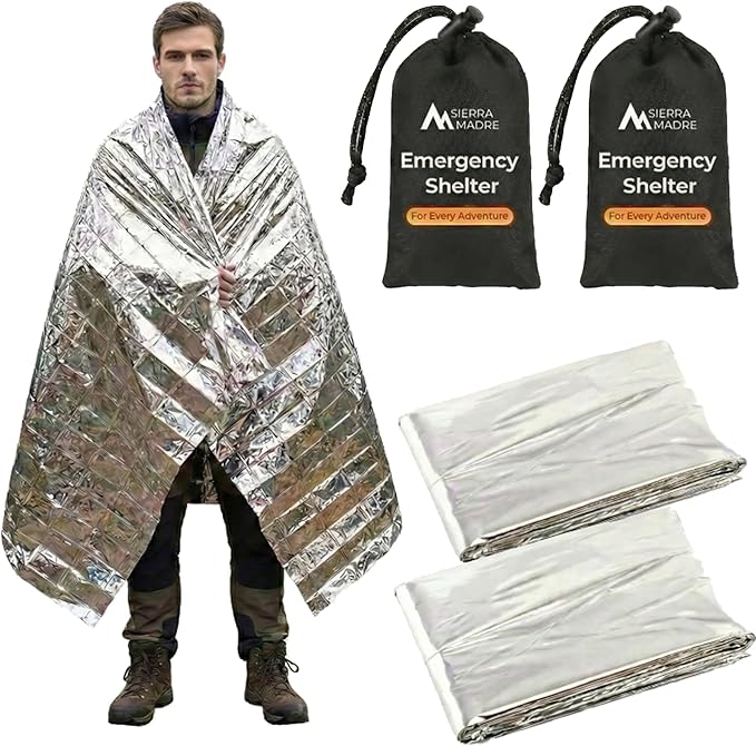Sierra Madre Emergency Mylar Thermal Space Blanket by SierraMadre