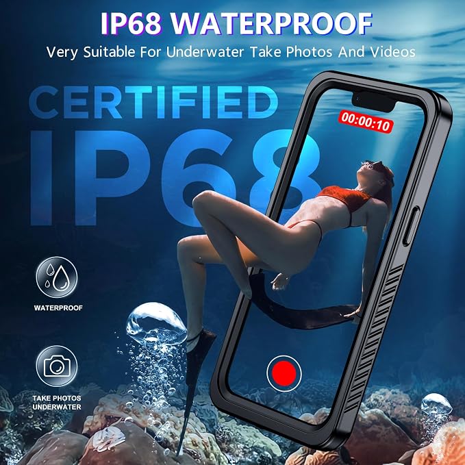 Red2Fire 2024 New Designed for iPhone 13 Case Waterproof, Phone Case 6.1" - Image 2