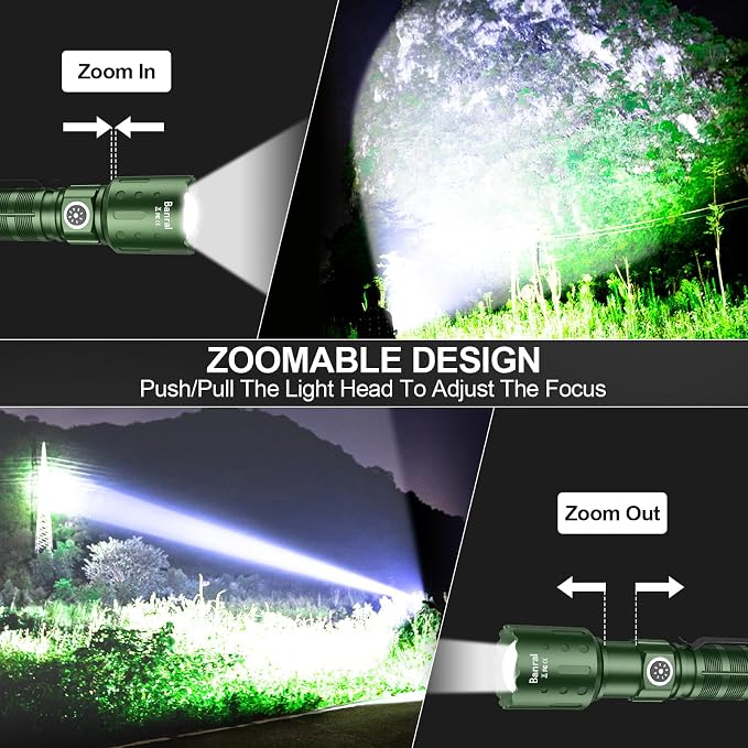 Banral Flashlights High Lumens Rechargeable, Super Bright Long Range Small - Image 5