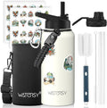 32oz Insulated Water Bottle, BPA Free&Leak Proof, Stainless Steel Water Flask by Watersy