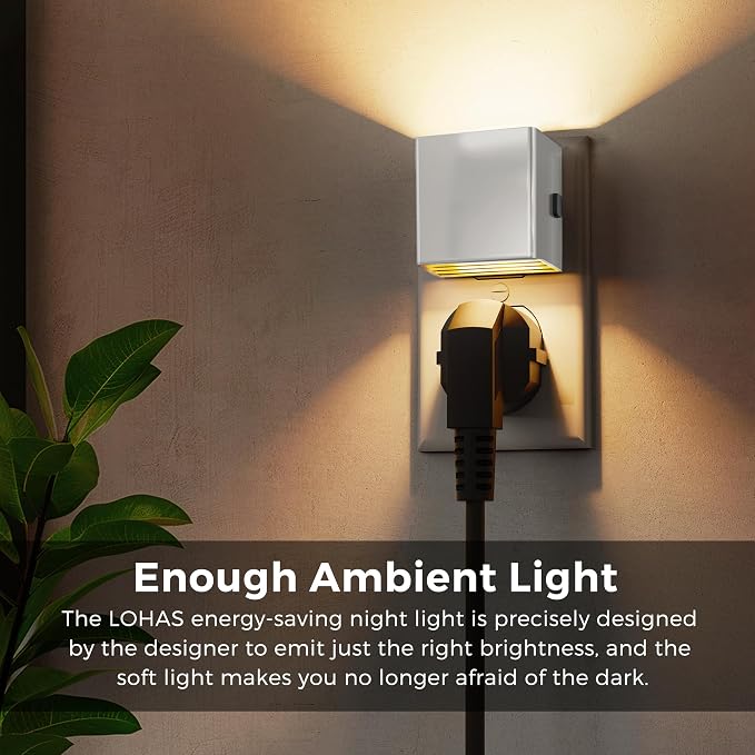 L LOHAS LED Night Light, Night Lights Plug into Wall, Dimmable Night Light - Image 5