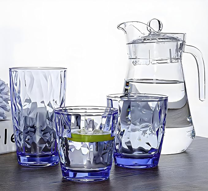 10 Oz Unbreakable Tritan Drinking Glasses Shatterproof Acrylic Glasses - Image 9