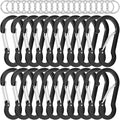 sprookber 2" Small Carabiner Clip, D Ring Caribeener, Spring Snap Hook by Sprookber