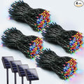 4 Pack 400 LED Solar Christmas Lights Outdoor, Solar String Lights by EEW