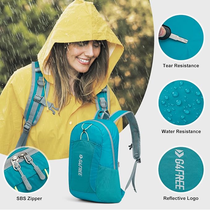 G4Free 24L Lightweight Packable Hiking Backpack Small Sport Travel Daypack - Image 7