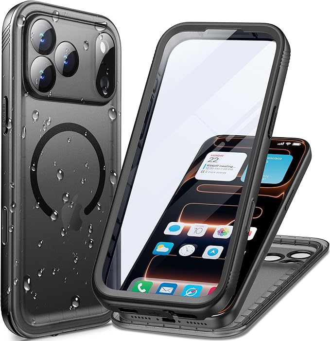Cozycase for iPhone 17 Pro Waterproof Shockproof Dust Proof Case by Cozycase