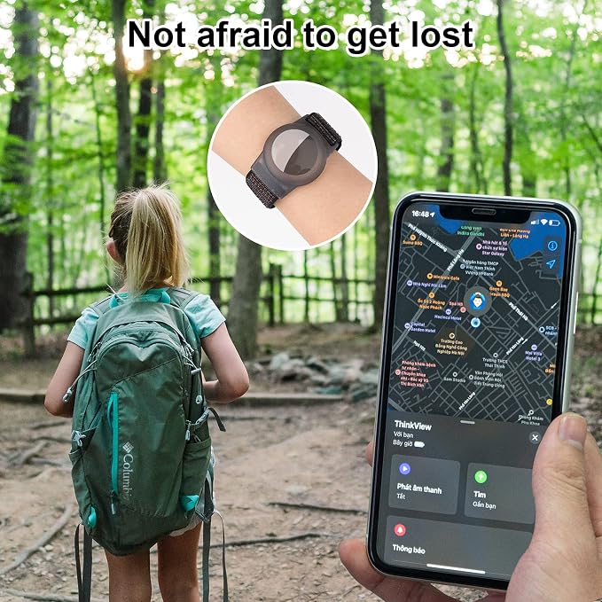 Kids Wristband Compatible with Apple AirTag, Protective Case - Image 4