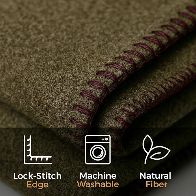 Wool Camping Blanket - Image 2