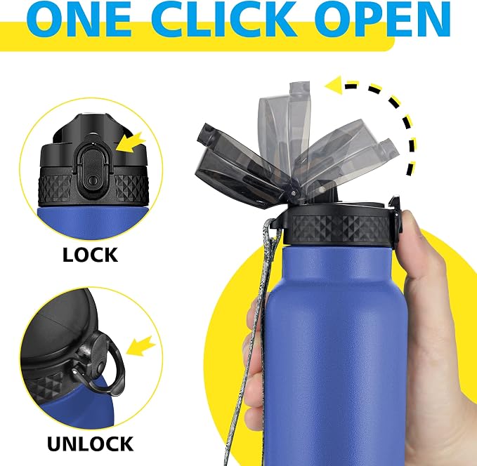 Han's Bottle Sports Water Bottle - 32 Oz - Image 4
