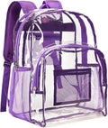 Vorspack Clear Backpack Heavy Duty PVC Transparent Backpack Extra Large Clear by Vorspack