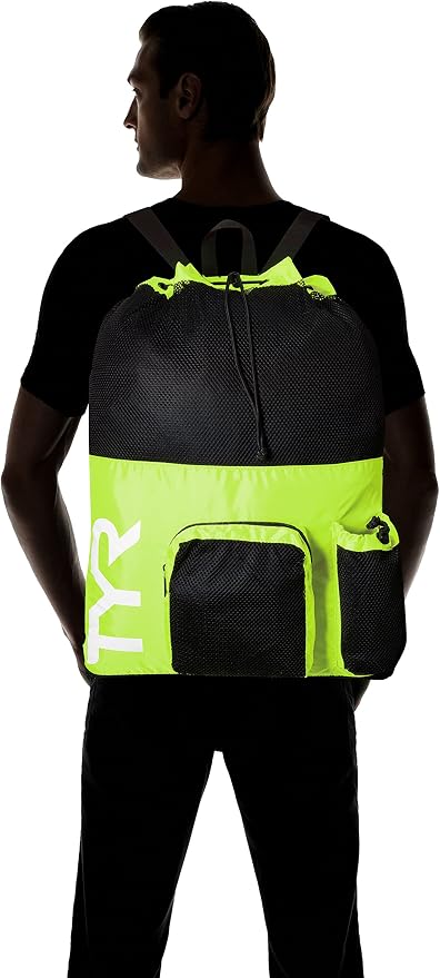TYR Big Mesh Mummy Backpack for Wet Swimming, and Workout Gear - Image 2