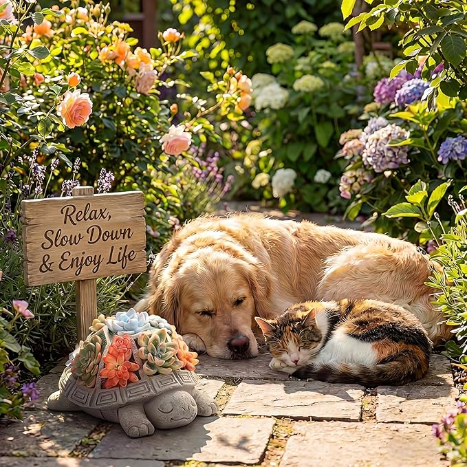 Solar Turtle Garden Outdoor Decor - Image 2