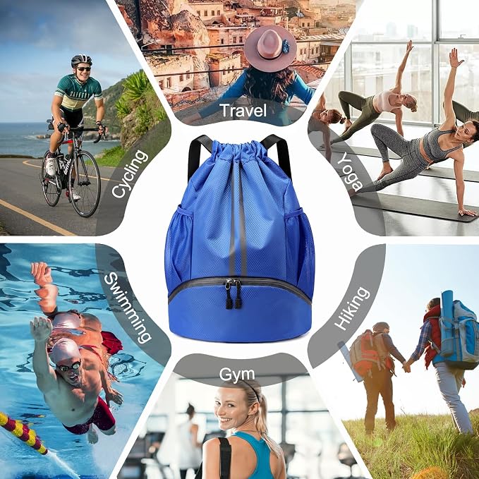 Hoedia Sports Drawstring Backpack - Image 9
