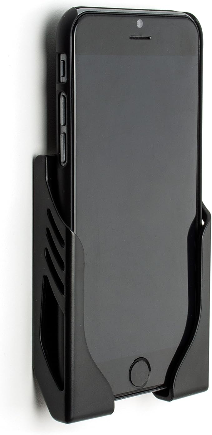 Dockem Damage-Free Wall Mount for iPhone: 14, Pro Max, SE 2/3, XS Max, S20: 3M by Dockem