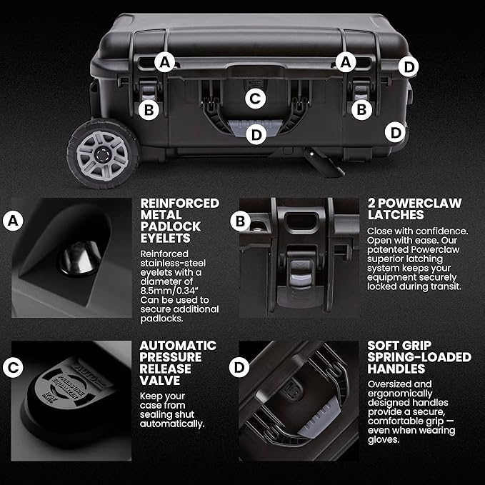 NANUK Trail 30 – 28.5L Waterproof Storage Box – Wheeled and Modular Cargo Case - Image 3