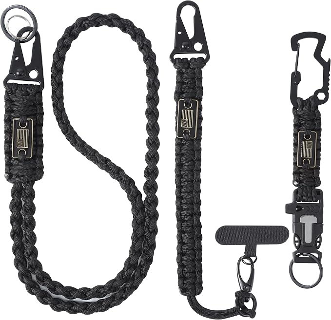 Heavy Duty Braided Paracord Lanyard by Unknown