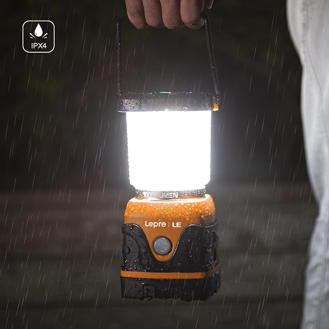 Lepro 1000LM Battery Powered LED Camping Lantern, Camping Essentials, - Image 7