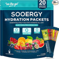 Electrolytes Powder Packets Sugar Free Hydration Packets, 7 Flavors Liquid by Sooergy