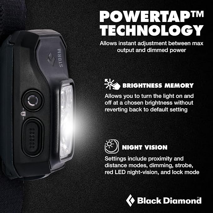 BLACK DIAMOND Storm 450 Headlamp | 450 Lumens Brightness | Waterproof & - Image 3