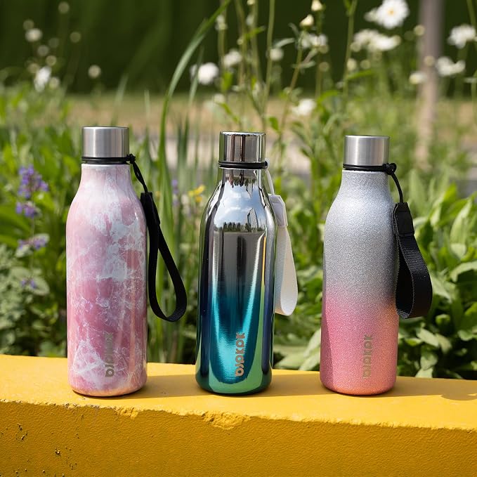 BJPKPK Insulated Water Bottles, 18 oz Stainless Steel Metal Water Bottle - Image 6
