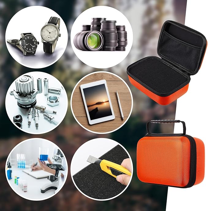 Relaxweex EVA Hard Case with Customizable Foam 12.6 x 8.3 x 3.5 Inch Protective - Image 7