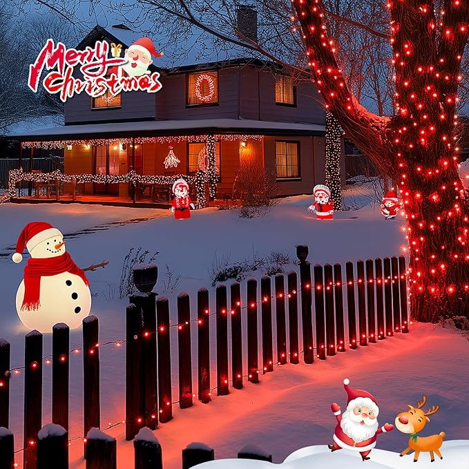JMEXSUSS 2 Pack Solar String Lights Outdoor Waterproof, Total 400 LED 151FT - Image 3