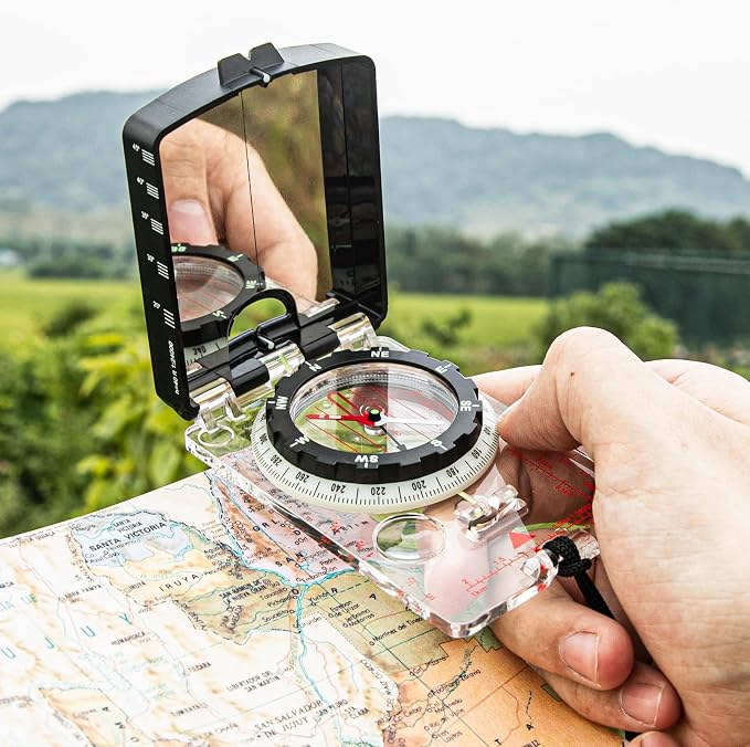 Orienteering Compass with Sighting Mirror - Image 6