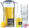Muldale Plastic Pitcher and Glasses Set by Muldale