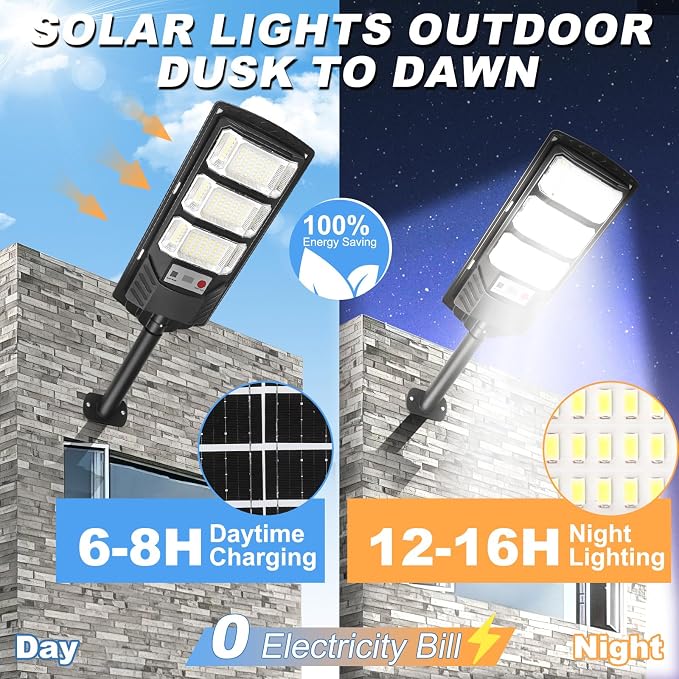 4 Pack Solar Lights Outdoor Waterproof - Image 2