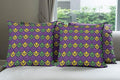 Ambesonne Mardi Gras Decorative Throw Pillow Case Pack of 4, Antique Old by Ambesonne