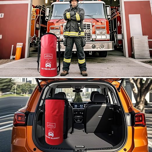 Vehicle Fire Blanket, Emergency Fire Extinguisher Blanket - Image 6