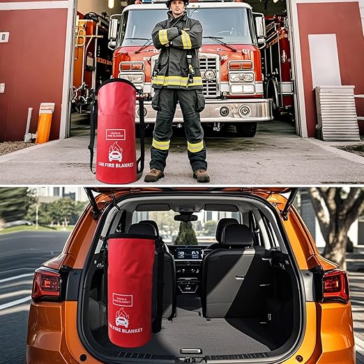 Vehicle Fire Blanket, Emergency Fire Extinguisher Blanket - Image 7