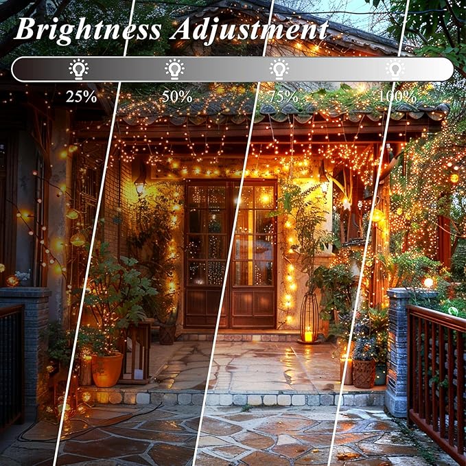 LitHome 99Ft 300 LED Color Changing Christmas String Lights, 35 Colors 9 Modes - Image 5