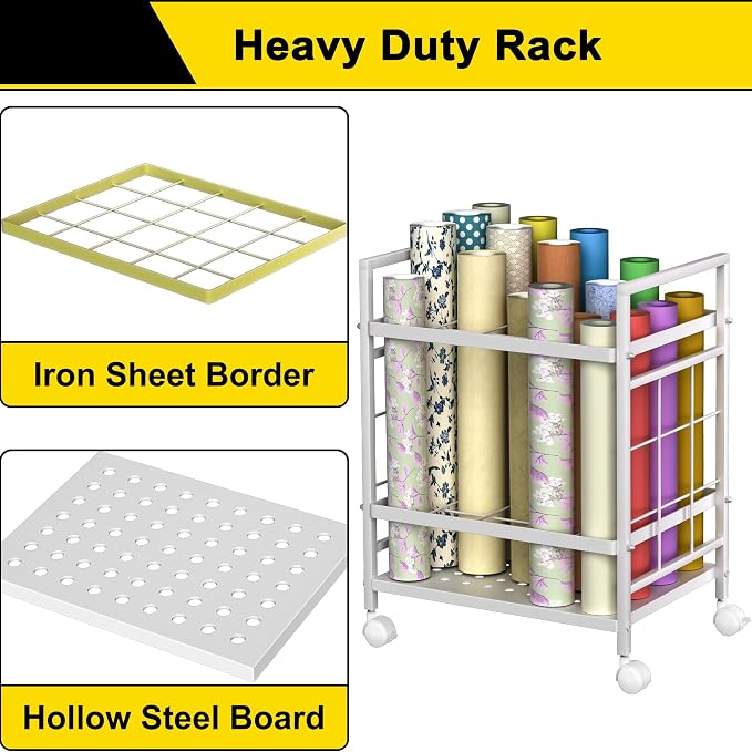 Wrapping Paper Organizer Storage, Wrapping Paper Storage - Image 4
