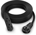 Maximm Cable 25 Ft 360° Rotating Flat Plug Extension Cord/Wire, 16 AWG Multi 3 by MaximmCable