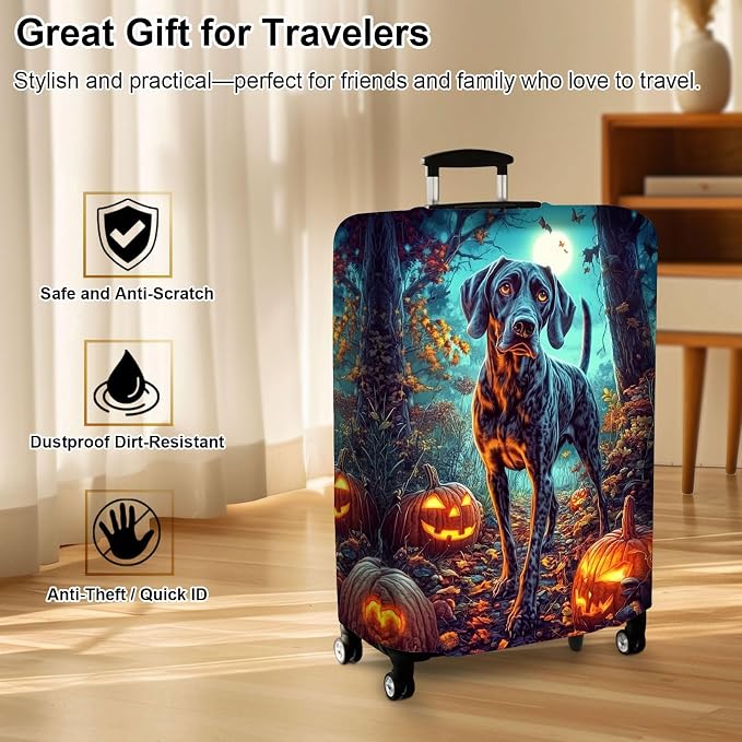 Luggage Cover Protector for 19-20 Inch Suitcases, TSA Approved Elastic Travel - Image 7