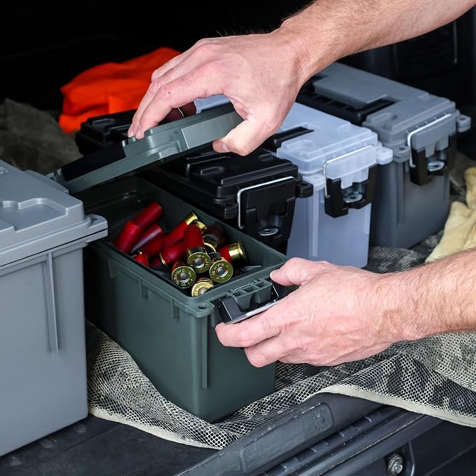Sheffield 12757 4-Pack Ammo Storage Box, Stackable .30 Cal Field Boxes - Image 9