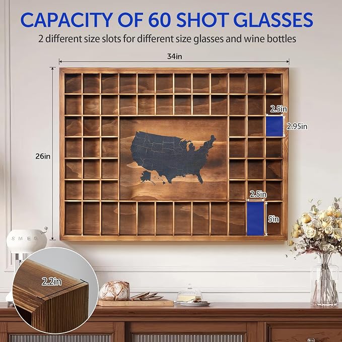 Large Shot Glass Display Case - Image 6