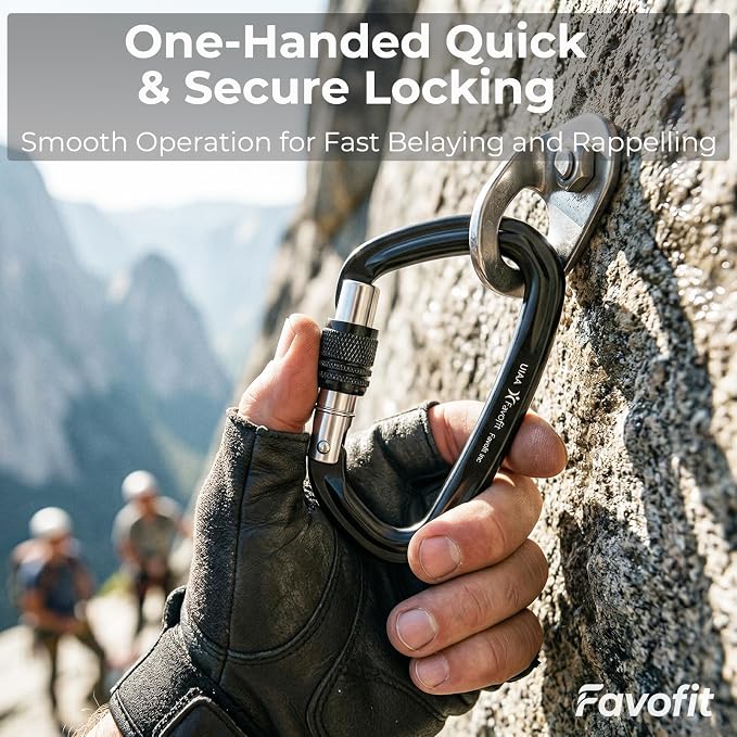 UIAA Certified 25kN-42kN Climbing Carabiners - Image 4