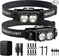 Headlamp Rechargeable 2PCS, 4500L Super Bright Light Bright LED Rechargeable by Unknown