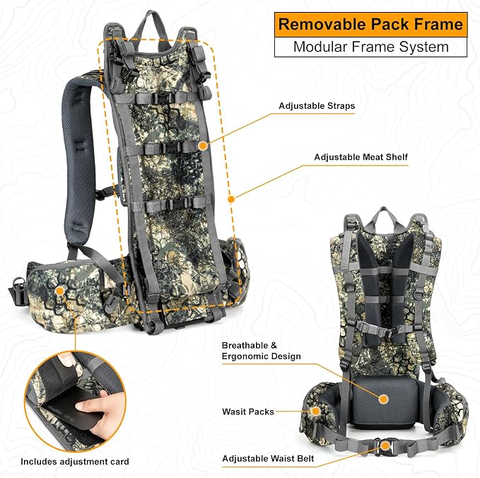 MOXULE Pro 2400 Camo Frame Backpack - Image 2