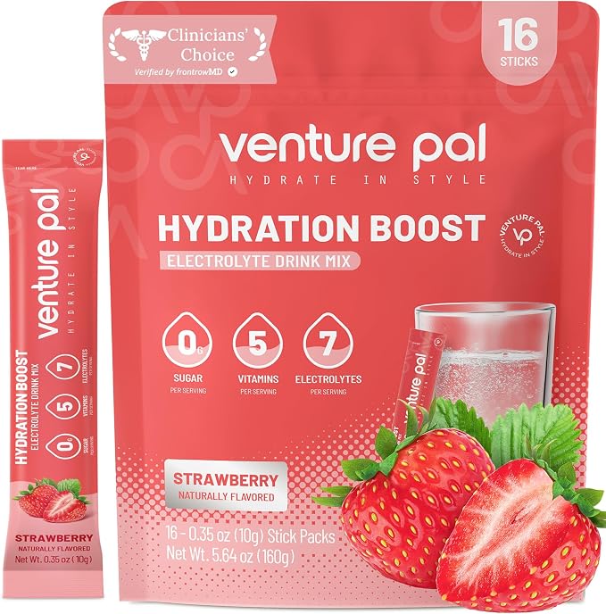 Venture Pal Sugar Free Electrolytes Powder Packets by VenturePal